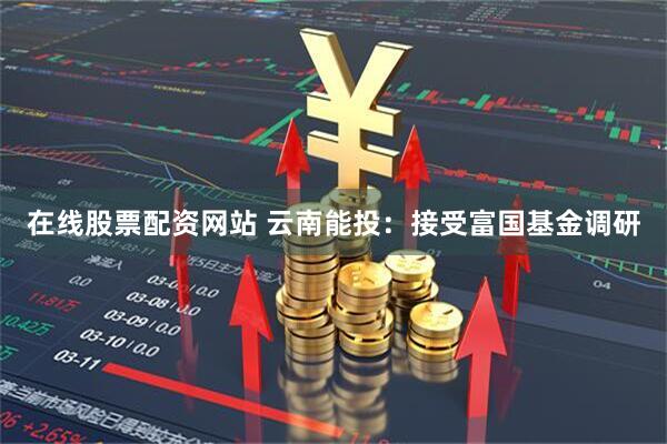 在线股票配资网站 云南能投：接受富国基金调研